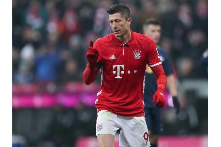 135 Bundesliga-Tore: Lewandowski überholt Elber