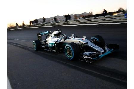 Mercedes zeigt neuen Wagen am 23. Februar in Silverstone