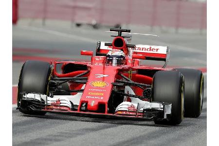 Formel 1: Räikkönen mit Bestzeit - Hamilton von Technik ausgebremst
