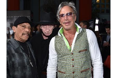 Schauspieler Mickey Rourke (re.) bei der premiere von 