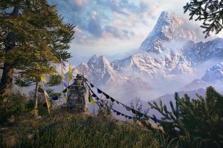 Die hübsche Landschaft in Far Cry 4 ist sehenswert.