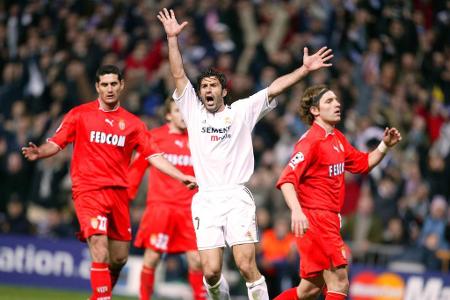 Luís Figo hatte 2004 im Duell gegen Monaco nur wenig Grund, sich aufzuregen. Nachdem die Monegassen noch mit einer 1:0-Führu...