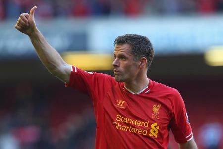 Auf Platz neun taucht eine kleine Überraschung auf: In 18 Profijahren sammelte Jamie Carragher für Liverpool allerdings 80 C...