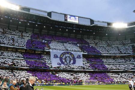 Die Fans von Real Madrid geben das Ziel vor: das CL-Finale in Mailand.