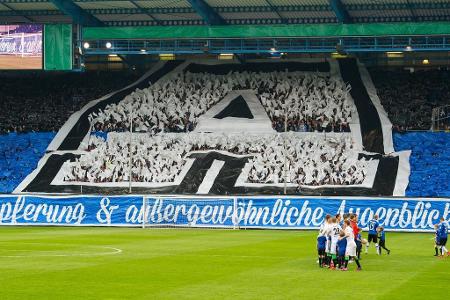 AAAArminia - Tolle Einlage des Bielefelder Fanblocks vor dem DFB-Pokal-Viertelfinale 2014/2015.