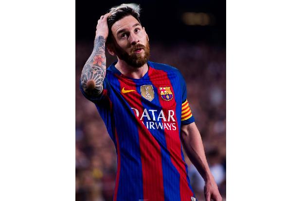 ... Lionel Messi. Auch sein Arm wird immer voller mit Tattoos.