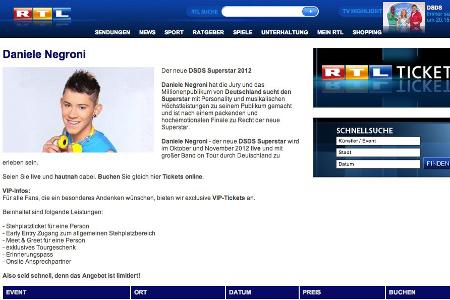 RTL kürt Daniele zum Sieger.