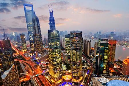 PLATZ 19 Shanghai, China: Die chinesische Metropole lockte 6,12 Millionen Besucher an. Die fielen in einer der größten Städt...