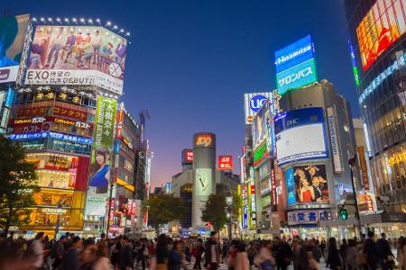 PLATZ 9 Tokio, Japan: Eine der größten Städte der Welt (Metropolregion: fast 38 Millionen Einwohner) zieht internationale Be...
