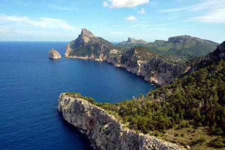 spektakulär panorama Mirador es Colomer, Mallorca