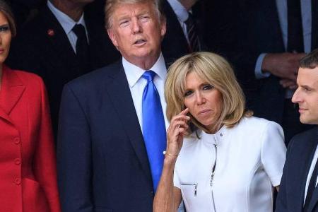 Brigitte Macron hat Donald Trump beeindruckt