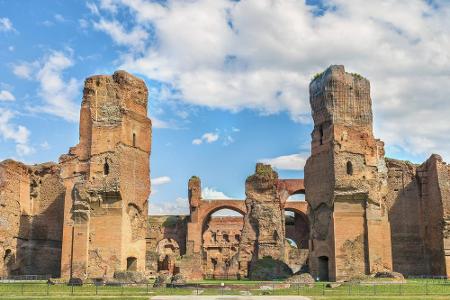 Die Ruinen der Caracalla-Thermen gehören zu den größten Thermenanlagen Roms. Dort, wo vor rund 1900 Jahren die reichen Römer...