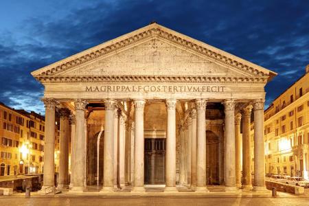 Das Pantheon war im 2. Jahrhundert n. Christus ein Heiligtum für alle Götter. Im Inneren standen Statuen von Mars, Venus und...