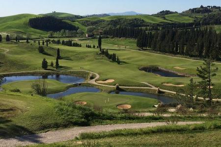 Spektakulärer Golfplatz bei Castelfalfi