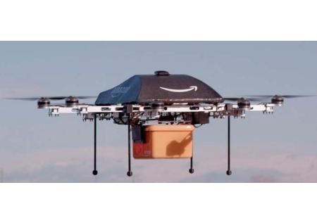 Paketdrohne von Amazon: In Zukunft sollen unbemannte Drohnen Aufgaben erledigen
