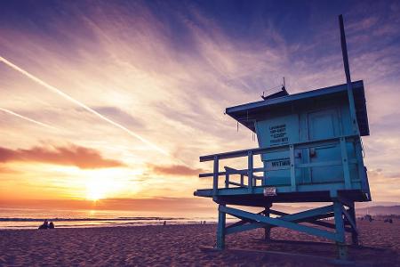Los Angeles, die Stadt des Glamours, hat auch was romantisches an sich. Ein Sonnenuntergang am berühmten Venice Beach lässt ...
