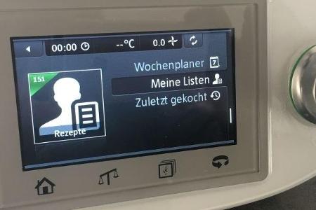 Der Thermomix bietet Zugriff auf die Rezepte, die Sie mit der Cookidoo-App speichern.