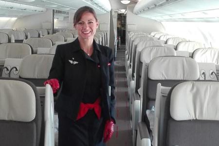 Mauritius-Expertin und perfekte Tippgeberin: Stewardess Bénédicte