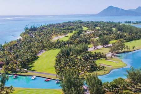 Die Hotels Dinarobin und Le Paradis teilen sich einen traumhaften Golfplatz direkt am Meer