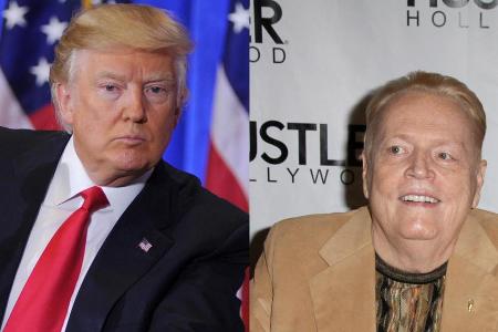 Kann Larry Flynt (r.) US-Präsident Donald Trump gefährlich werden?