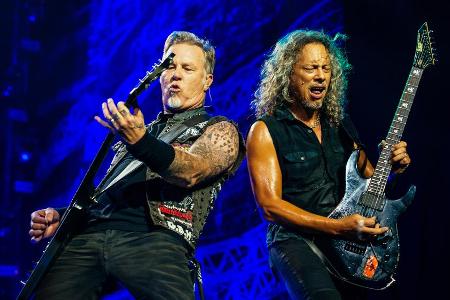 James Hetfield und Kirk Hammett zeigen bald auch hierzulande ihre Fingerfertigkeit an der Gitarre