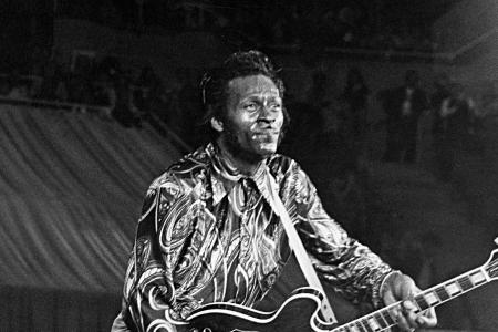 Chuck Berry bei einem Auftritt im Jahr 1969