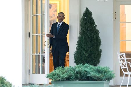 Barack Obama verlässt das Oval Office