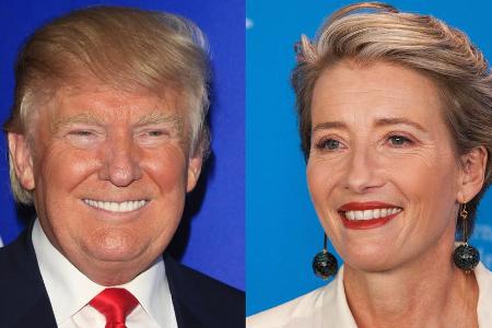 Donald Trump und Emma Thompson - Dreamteam oder Albtraum-Paarung?