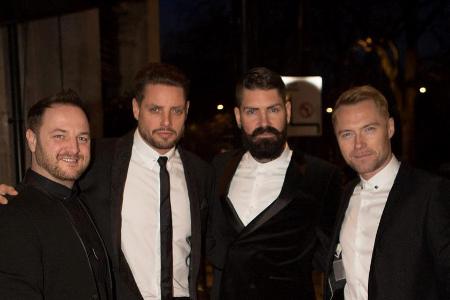 Die verbliebenen vier Boyzone-Mitglieder bei einer ihrer zahlreichen Reunions
