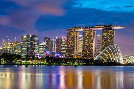 Platz 2: Singapur - Mit seinen rigorosen Gesetzen sorgt Singapur für Sicherheit, Sauberkeit und große Lebensfreude bei der B...