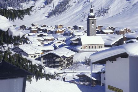 Tolles Winterpanorama in Lech