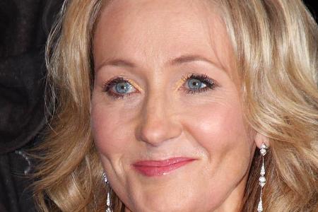 J. K. Rowling bei einem Auftritt in London