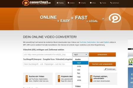 convert2mp3.net - Youtube-Downloader und Converter gibt es viele. So einfach geht das Herunterladen von Youtube-Videos - sei...