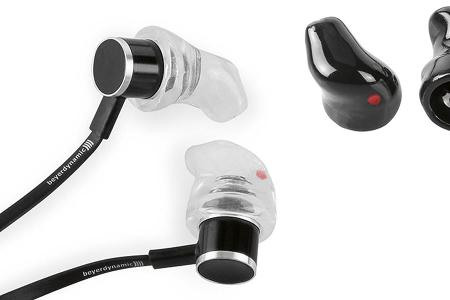 Beyerdynamik und liefert zu einigen seiner In-Ear-Modellen vom Hörgeräte-Akustiker individuell angepasste Ohrstücke.
