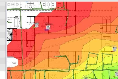 Ekahau Heatmapper - Das Programm erstellt eine 2D-Karte Ihres Heim-WLAN-Netzes und zeigt damit eine Übersicht über die versc...