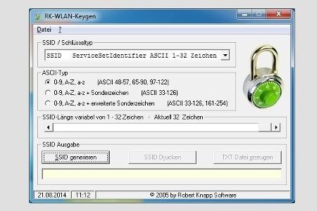 RK-WLAN-Keygen - Ein sicheres Passwort für sensible Funkverbindungen ist nicht leicht zu finden. Es sei denn, Sie nutzen RK-...