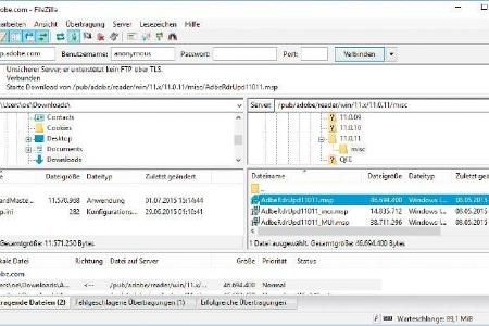 Filezilla - Bei Filezilla handelt es ich um einen benutzerfreundlichen Client für FTP-Verbindungen. Dabei funktioniert die V...