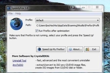 Mit SpeedyFox Firefox bis zu dreimal schneller starten lassen.