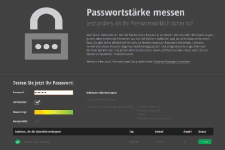 Wie sicher ein Passwort ist, lässt sich mit dem PC-WELT-Browsercheck schnell ermitteln.