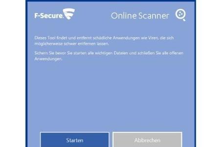 F-Secure Online Scanner - Der F-Secure Online Scanner ist ein kompaktes Sicherheits-Werkzeug, das Ihren Computer nach Schad-...