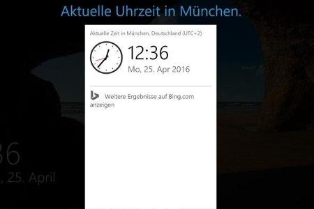 Cortana lässt sich jetzt auch im Sperrbildschirm verwenden