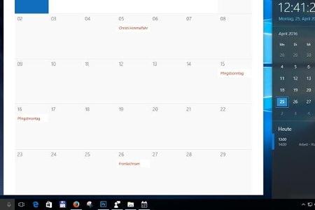Kalender mit integriertem Terminplaner