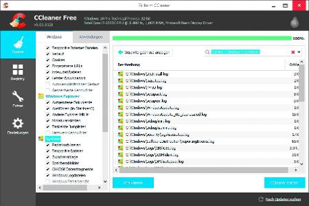 Mit CCleaner aufräumen: Mit dieser Freeware entfernen Sie Datenmüll, der sich mit der Zeit durch die Windows-Nutzung ansammelt.