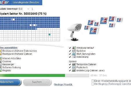 Mit dem Tool Privazer lässt sich der PC analysieren und bereinigen.