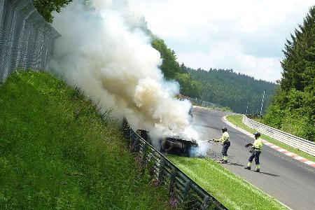 Erlknig Honda NSX Feuer