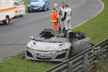 Erlknig Honda NSX Feuer