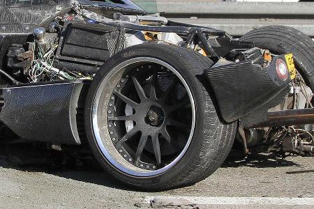 Pagani Zonda F C9 Unfall