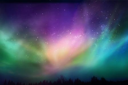 Das wohl berühmteste Naturschauspiel der Insel spielt hoch im Himmel ab: Aurora borealis. Die über den Himmel tanzenden Pola...
