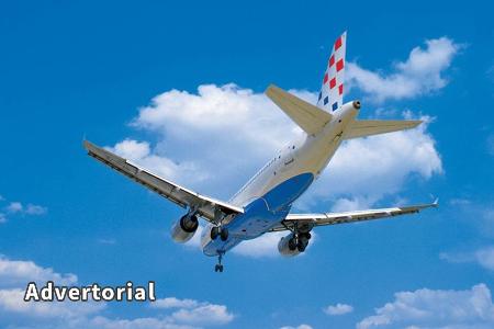 Abheben mit Croatia Airlines im Airbus A 320