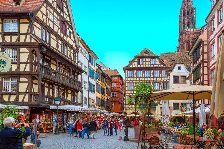 In Straßburgs historischer Altstadt jagt zweifellos ein Highlight das nächste. Perfekt zum Flanieren und Entspannen.